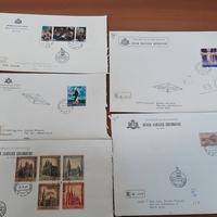 Lotto di 5 buste raccomandate – Ufficio Filatelico