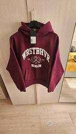 Hoodie WRSTBHVR Bordeaux / Grape Wine - Oversize X