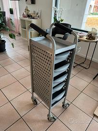 Carrello per pareuchiera/estetista