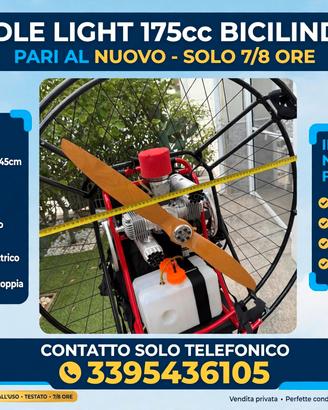 paramotore parapendio mini DLE 170CC