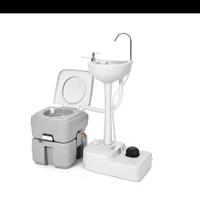 wc chimico con lavandino 