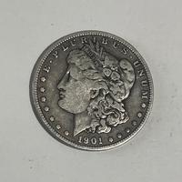 Moneta 1 dollaro americano d’argento del 1901