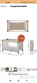 lettino campeggio hauck + materasso