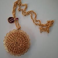 ciondolo in ametista più spilla vintage