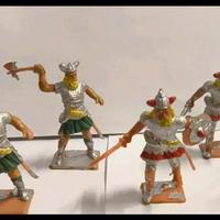 Lotto 6 Soldatini Vichinghi CHERILEA TOYS - 1/32