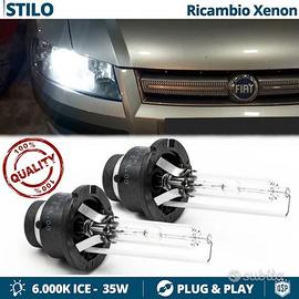 LAMPADINE RICAMBIO XENON D2S 6000K per FIAT STILO