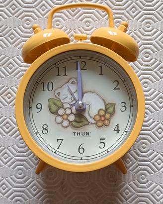 orologio - sveglia di colore gialla Thun,  nuova m