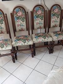 Sedia classiche imbottiti