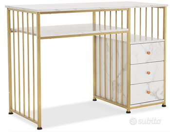 Scrivania multifunzione con cassetti