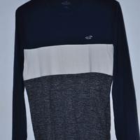 T-shirt maniche lunghe Hollister uomo TG M