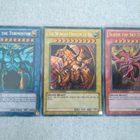3 carte divinità egizie yu-gi-oh 