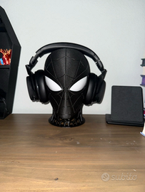 Porta Cuffie Spider-Man Nero Stampato in 3D