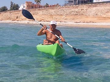 canoa con portacanne