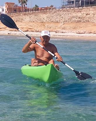 canoa con portacanne