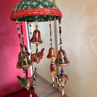 Portafortuna  indiano Rajasthani Elephant Jhumar