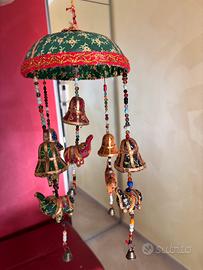 Portafortuna  indiano Rajasthani Elephant Jhumar