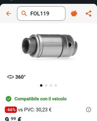 punteria idraulica 11mm per fiat 500 1993 cc.900 