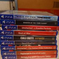 Stock giochi PS4 