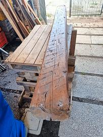 vecchia trave in legno 