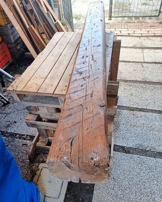 vecchia trave in legno 