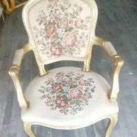 Poltrona stile barocco