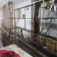 Mensole vini laccate oro