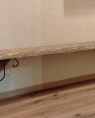 Panca di legno artigianale