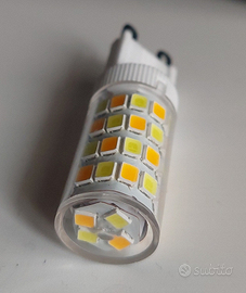 8 x lampadina led g9 5w 540lm dimmerabile 3k 4k 6k