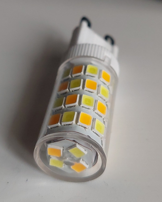 8 x lampadina led g9 5w 540lm dimmerabile 3k 4k 6k