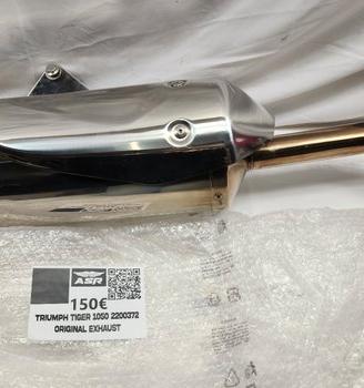 TERMINALE DI SCARICO TRIUMPH TIGER 1050 2007 2012