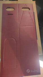 Scatole porta bottiglia bordeaux