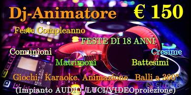 DJ Festa Matrimonio ANIMATORE Comunioni Battesimi