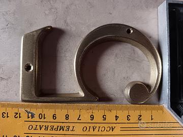 numero civico in ottone 