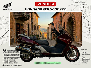 Honda Silver Wing 600 (2002) – Solo 23.700 km