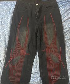 pantalone nero baggy unisex