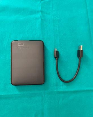 Hard Disk Esterno 1TB WD Elements