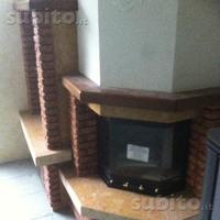 Termo camino con forno