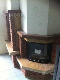 Termo camino con forno