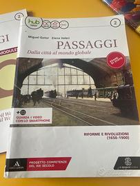 Libro scolastico di storia: Passaggi 2