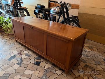 Cassapanca in ciliegio metà 900