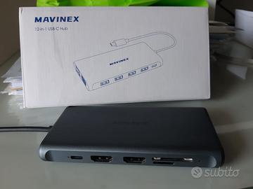 Dock station universale MAVINEX Hub USB C 12-in-1