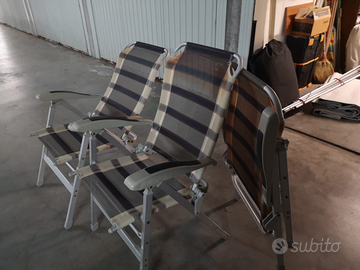 Sedie sdraio campeggio