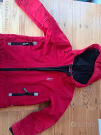 Giacca a vento light CMP taglia 104 cm con cappucc
