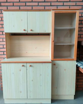 Credenza anni 60 in laminato con ante.