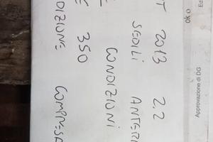 COPPIA SEDILI ANT TRANSIT 2013 2.2 TD