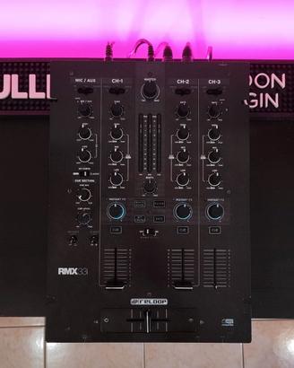 🎛️ Mixer DJ Reloop RMX-33i – 3+1 canali con FX e