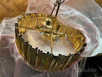 Lampadario in ottone