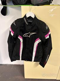 Giubbotto moto piu casco donna