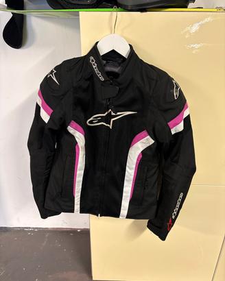 Giubbotto moto piu casco donna