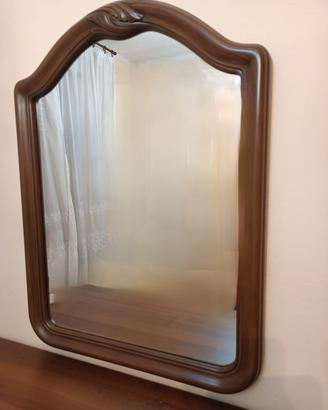 Specchiera camera da letto in legno